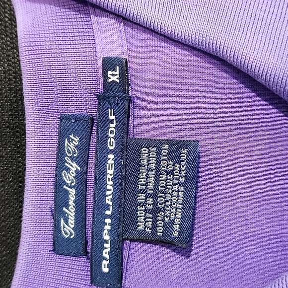Ralph Lauren Golf Purple Pullover Shirt. XL - Picture 9 of 10